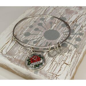 Alex and Ani Adjustable Bracelet with "MOM" charm (2015)